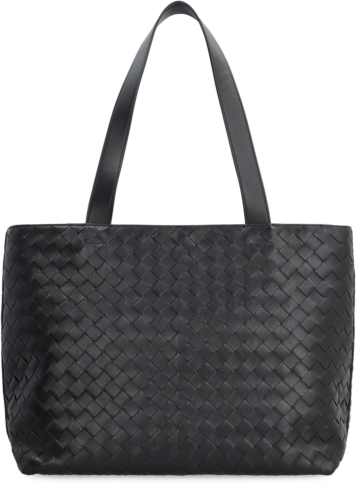 Túi Tote Da Bện Mini, 44x28.5 cm