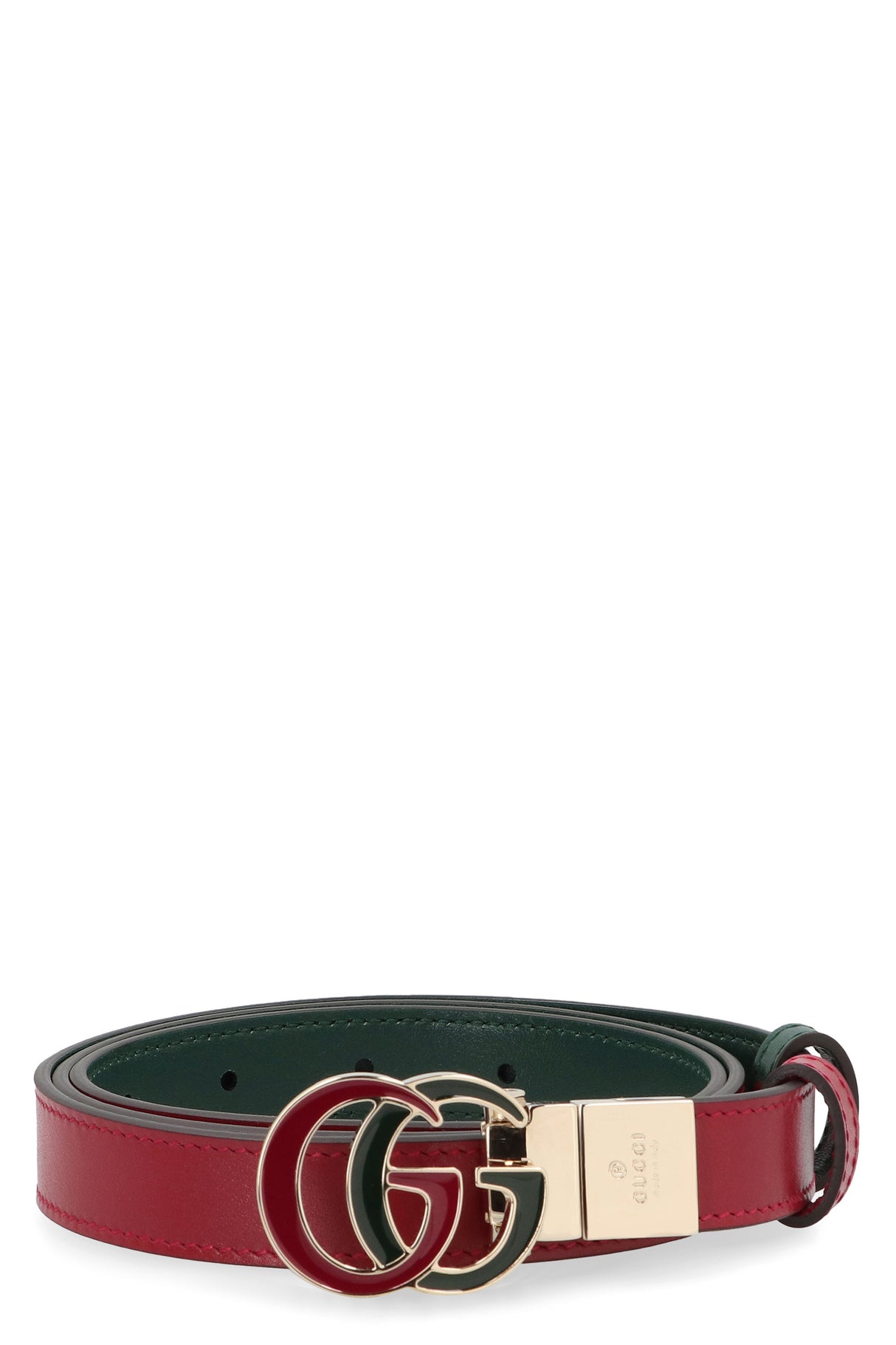 GUCCI Reversible Mini Leather Belt 2 cm