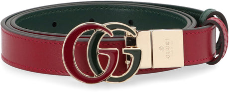 GUCCI Reversible Mini Leather Belt 2 cm