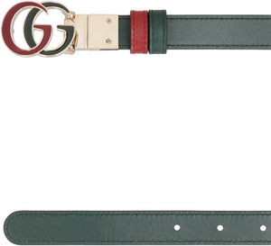 GUCCI Reversible Mini Leather Belt 2 cm