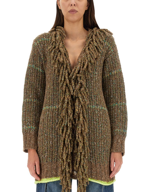 STELLA McCARTNEY Wool Blend V-Neck Cardigan for Women