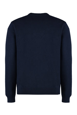 GUCCI Wool Pullover with Logo Intarsia for Men - FW24