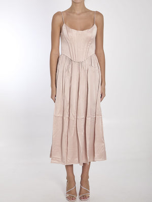 ZIMMERMANN Corset Midi Dress for Women