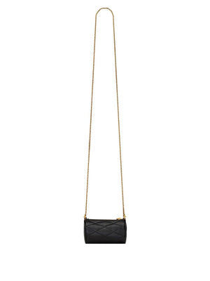 SAINT LAURENT Micro Lambskin Tube Handbag