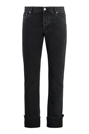 GUCCI 5-Pocket Straight-Leg Jeans for Men