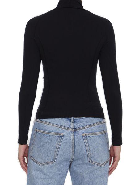 BALENCIAGA Sleek High-Collar Activewear Top