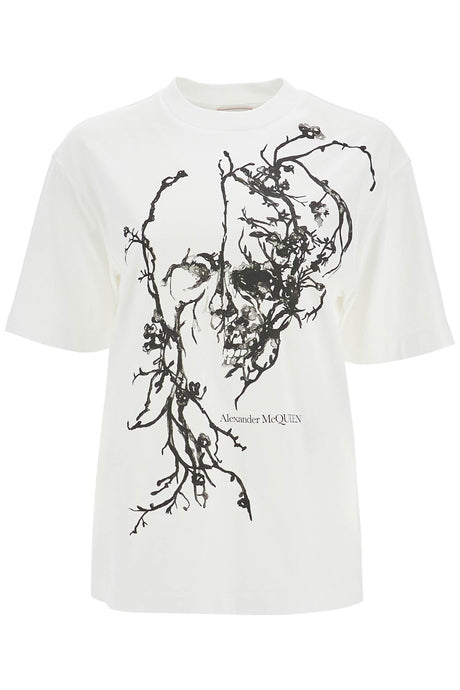 ALEXANDER MCQUEEN Oversized Cherry Blossom Graphic Tee