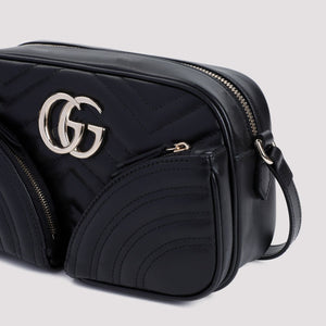 GUCCI Elegant Black Mini Shoulder Bag 9x5.5x2.75 inches