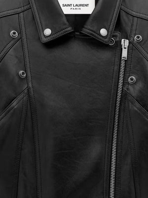 SAINT LAURENT Women's Classic Leather Jacket