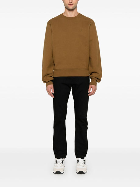 SAINT LAURENT Soft Cotton Sweatshirt for Men - Fall/Winter 2024