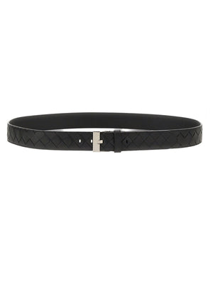 BOTTEGA VENETA Elegant Leather Watch Belt for Men