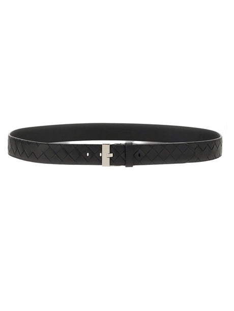 BOTTEGA VENETA Elegant Leather Watch Belt for Men