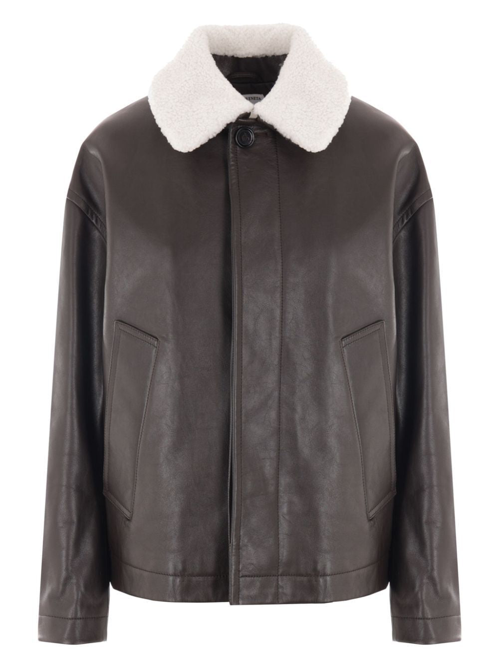 BOTTEGA VENETA Elegant Calf Leather Jacket for Women