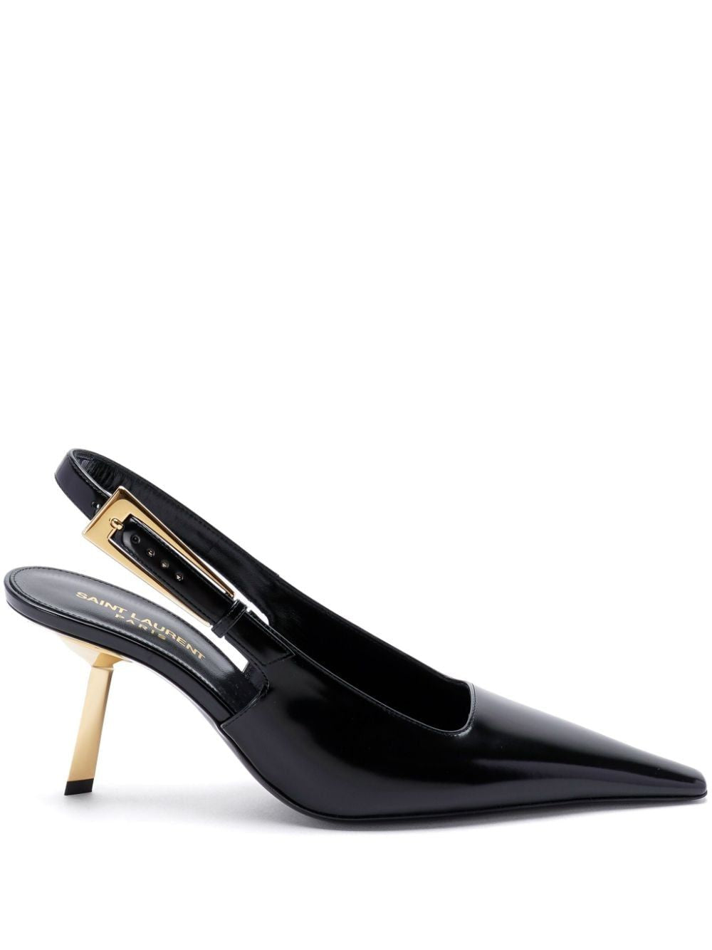 SAINT LAURENT Elegant Rudolph Calfskin Pumps 75mm