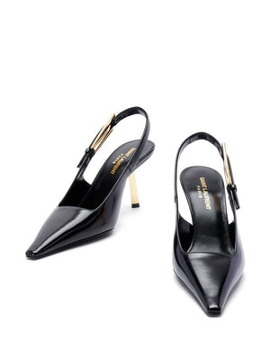 SAINT LAURENT Elegant Rudolph Calfskin Pumps 75mm