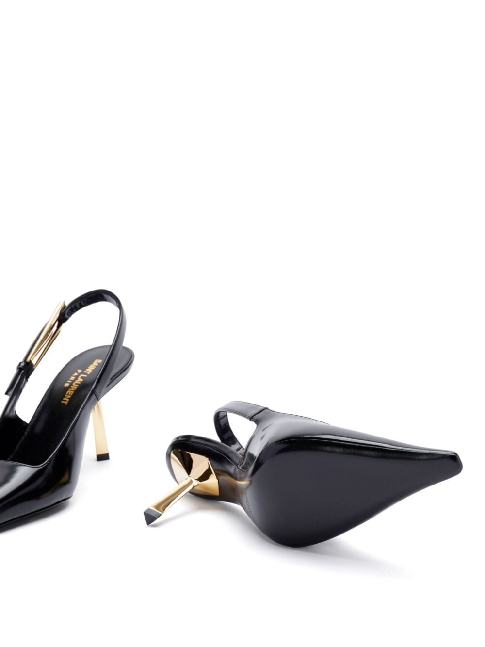 SAINT LAURENT Elegant Rudolph Calfskin Pumps 75mm