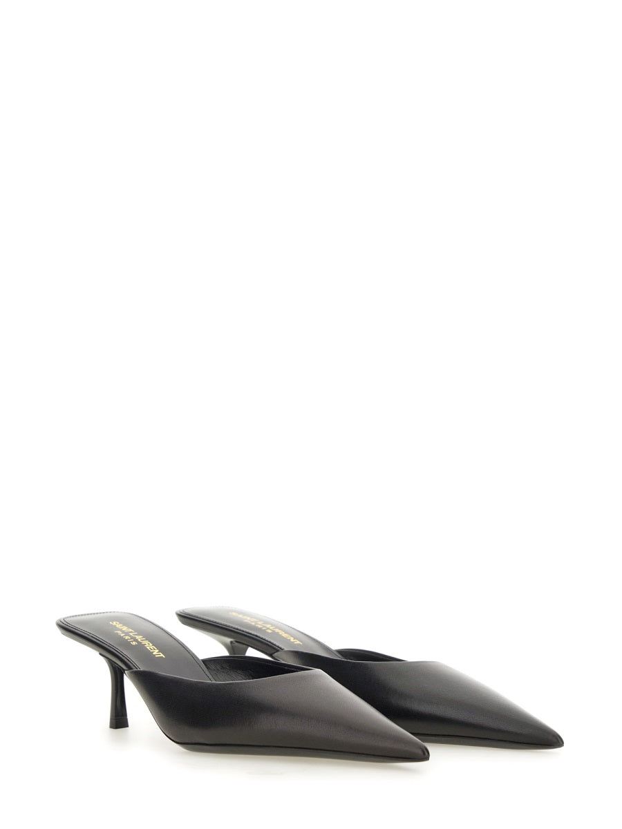 SAINT LAURENT Lambskin Black Pumps for Women