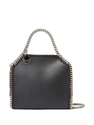 STELLA MCCARTNEY Black Mini Falabella Tote Handbag - Sustainable & Stylish!