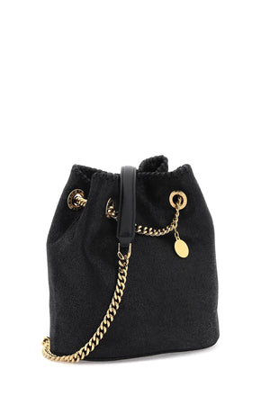 STELLA MCCARTNEY Mini Vegan Shaggy Deer Bucket Handbag