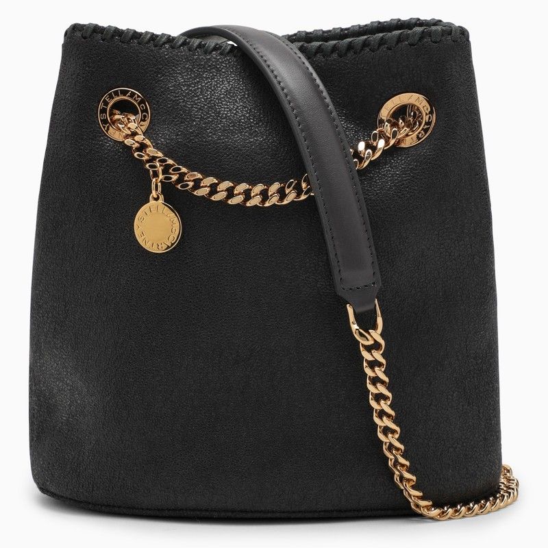 STELLA MCCARTNEY Mini Vegan Shaggy Deer Bucket Handbag