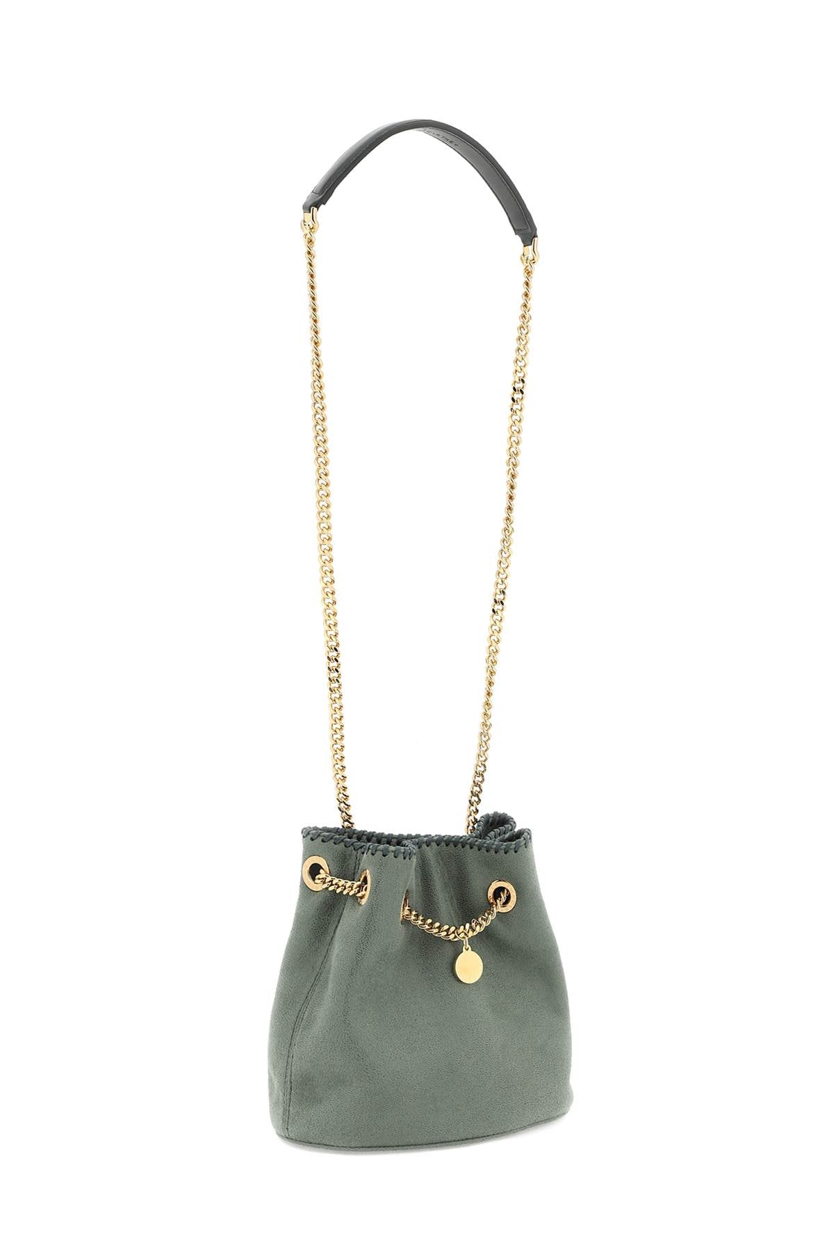 STELLA MCCARTNEY Mini Vegan Shaggy Deer Bucket Handbag