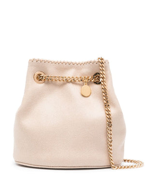 STELLA MCCARTNEY Mini Vegan Shaggy Deer Bucket Handbag