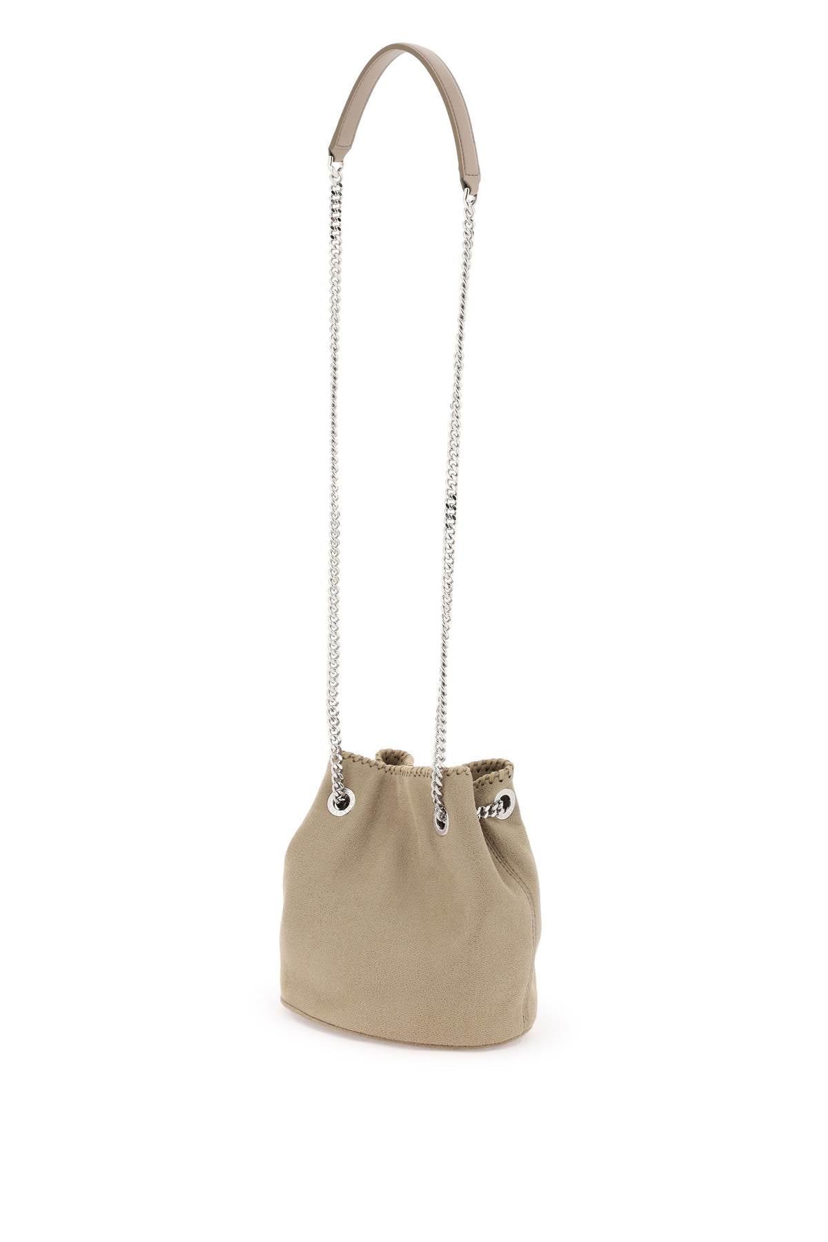 STELLA MCCARTNEY Faux Leather Mini Bucket Handbag