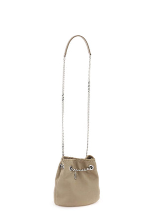 STELLA MCCARTNEY Faux Leather Mini Bucket Handbag