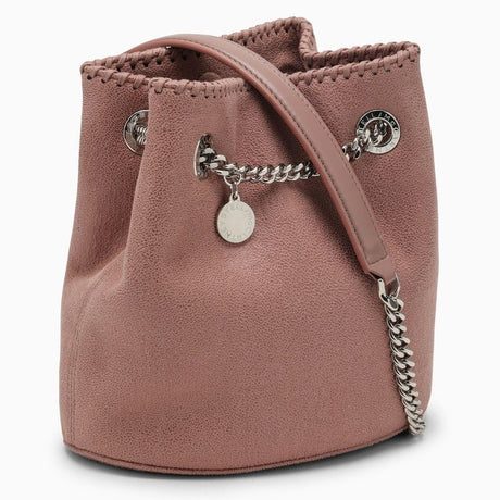 STELLA MCCARTNEY Faux Leather Bucket Handbag in Pink