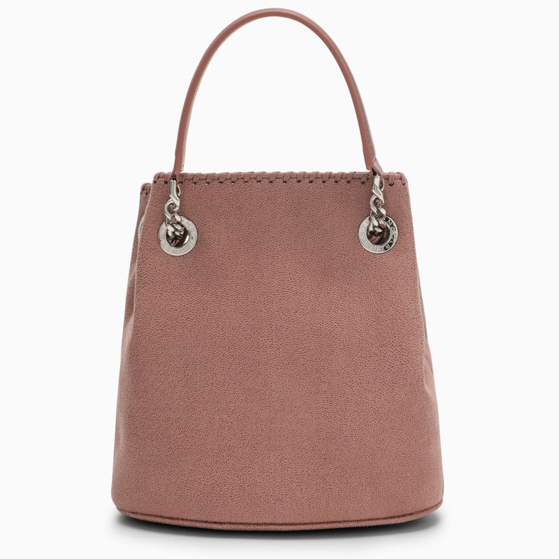 STELLA MCCARTNEY Faux Leather Mini Bucket Handbag