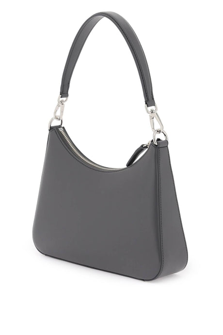 STELLA MCCARTNEY Stylish Black Faux Leather Shoulder Handbag