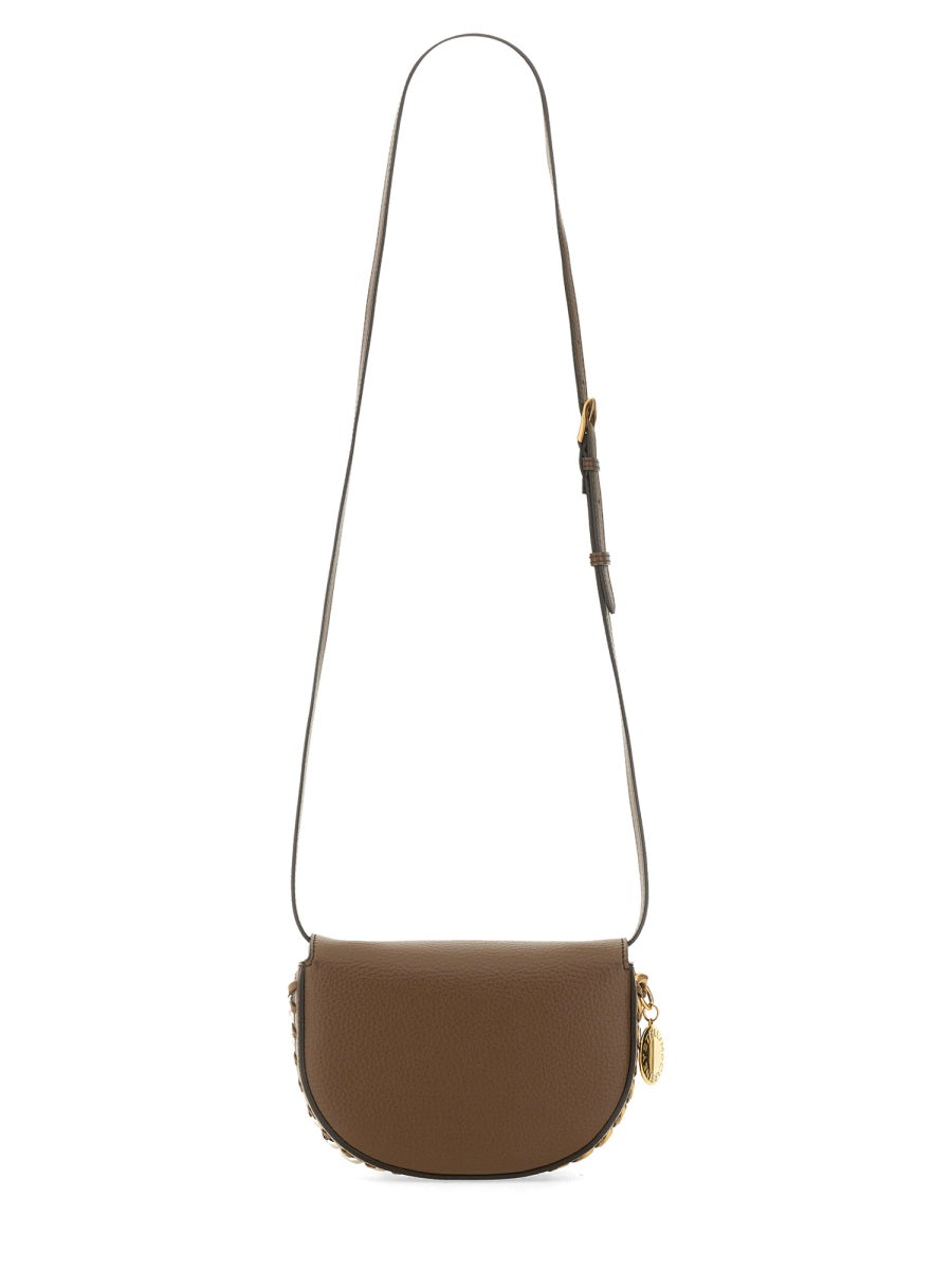 STELLA MCCARTNEY Overlay Logo Mini Shoulder Handbag