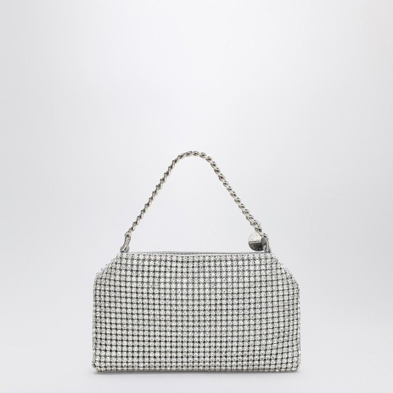 STELLA MCCARTNEY Crystal Mesh Mini Shoulder Bag with Chain Strap