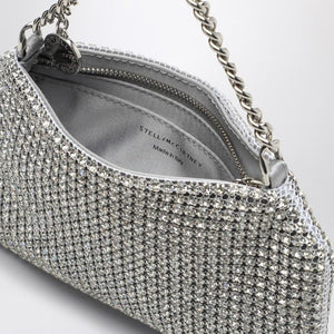 STELLA MCCARTNEY Crystal Mesh Mini Shoulder Bag with Chain Strap