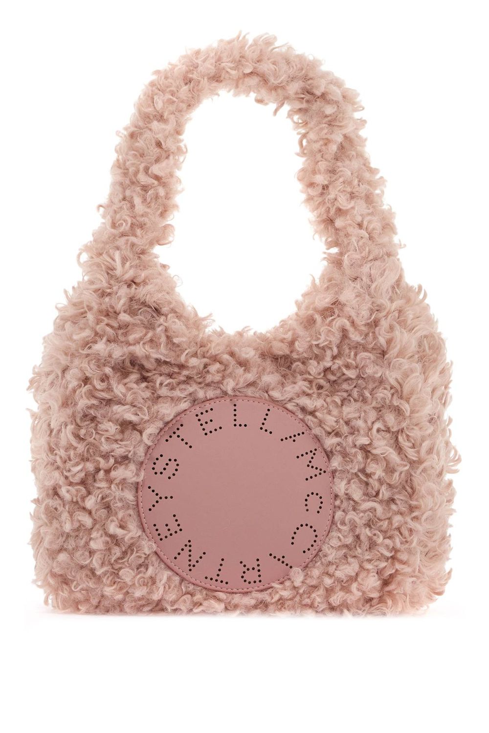 STELLA MCCARTNEY Mini Soft Teddy Hobo Handbag Tote