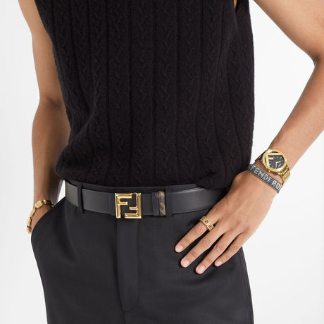 FENDI Luxury Designer Logo Belt