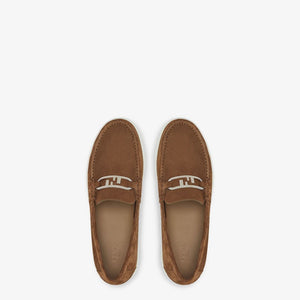 FENDI Classic Calf Leather Loafer for Men