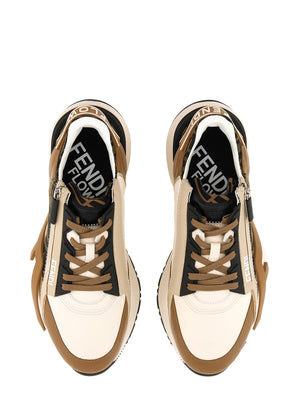 FENDI Flow Leather Sneakers for Men