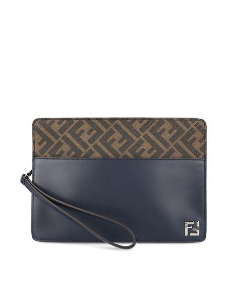 FENDI Men's Compact Clutch Pouch