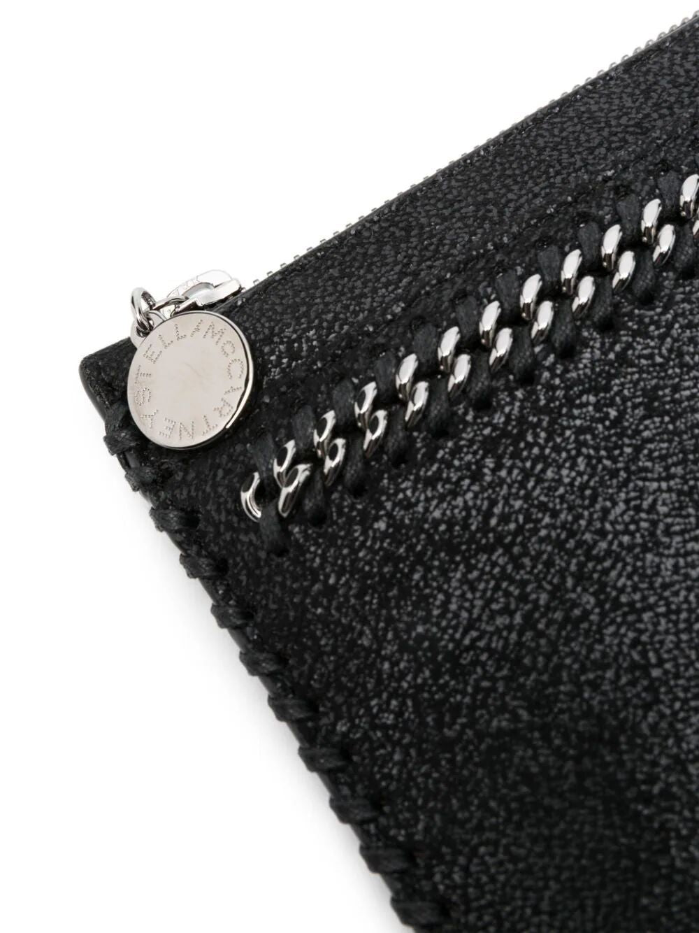 STELLA MCCARTNEY Black Falabella Clutch with Shoulder Strap for Women - FW24