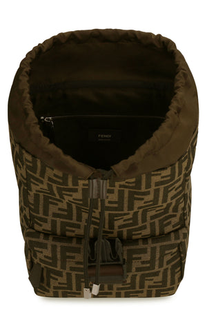 FENDI Luxury Men's Jacquard Backpack - FW23 Collection