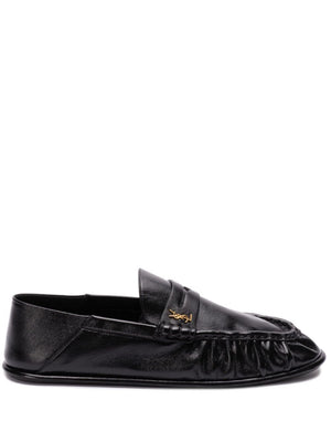 SAINT LAURENT Men's Luxurious Calf Leather Penny Loafers