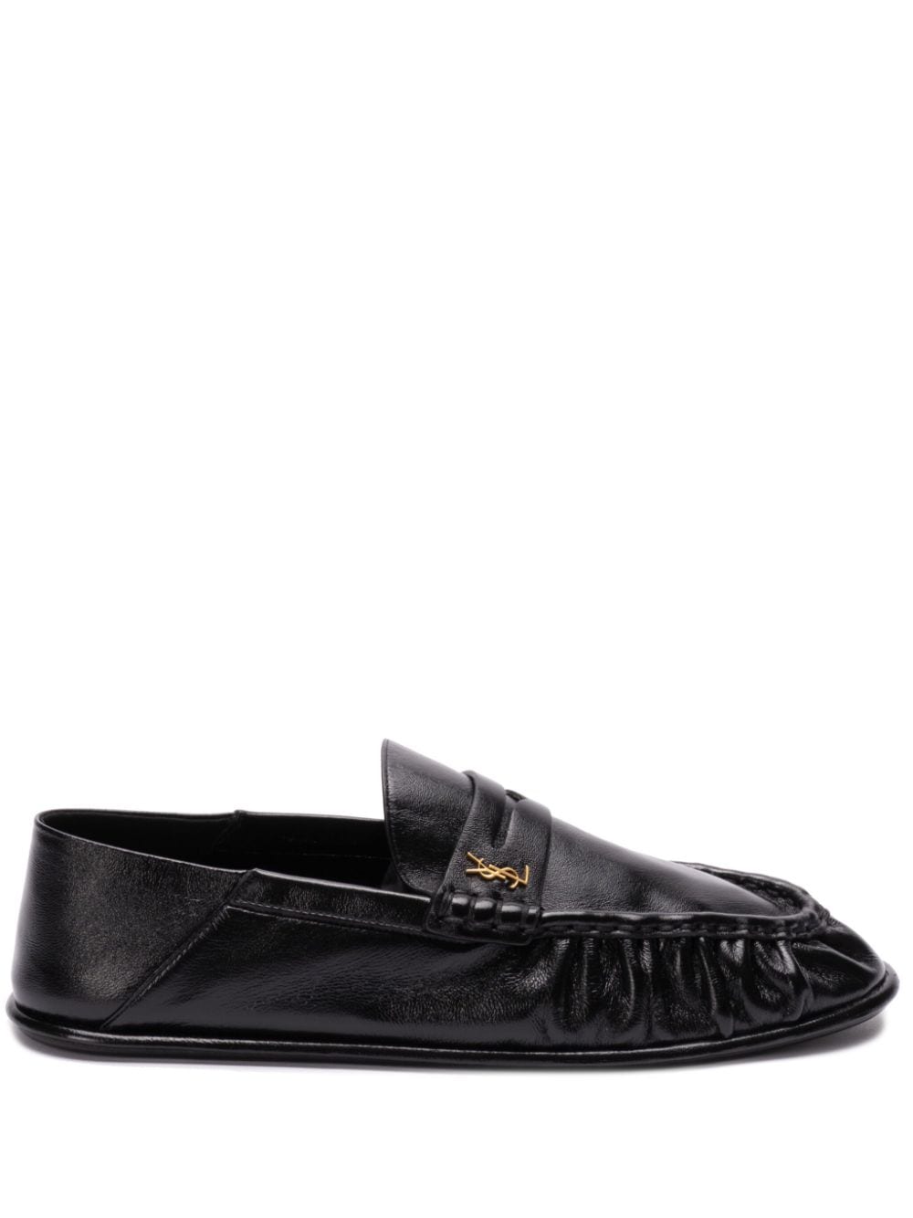 SAINT LAURENT Signature Lambskin Penny Slot Shoes for Men - FW24 Collection