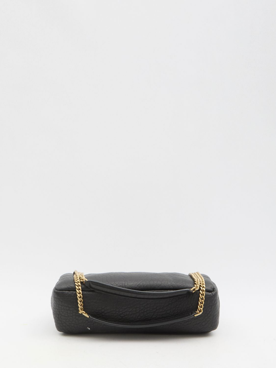 SAINT LAURENT Medium Grained Leather Handbag with Embellishment