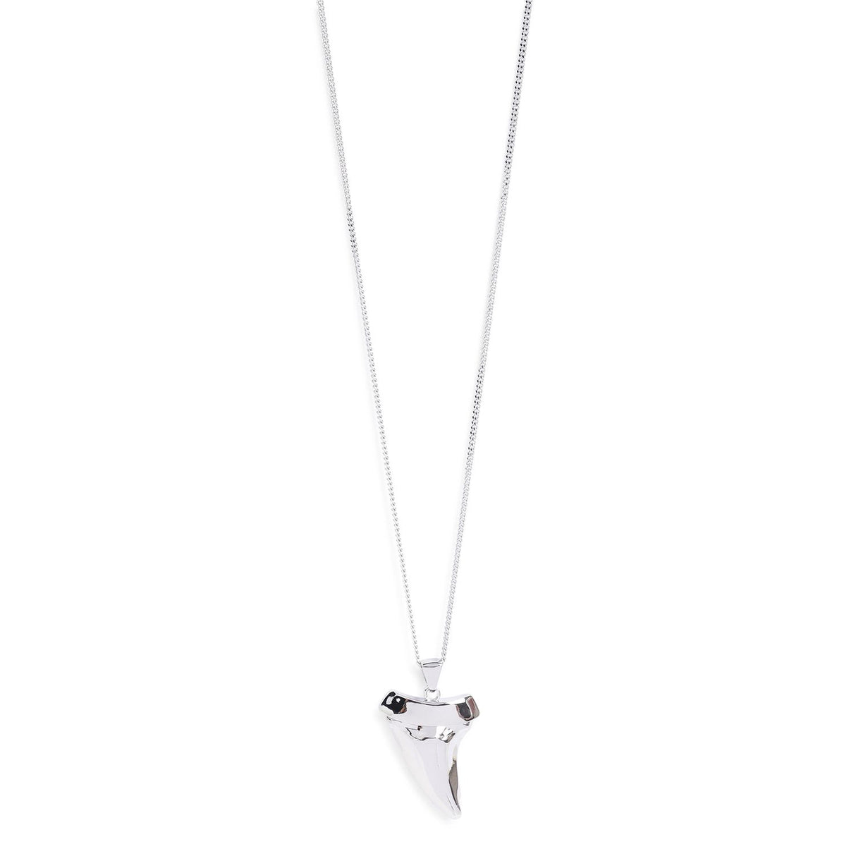 SAINT LAURENT Shark Tooth Pendant Necklace