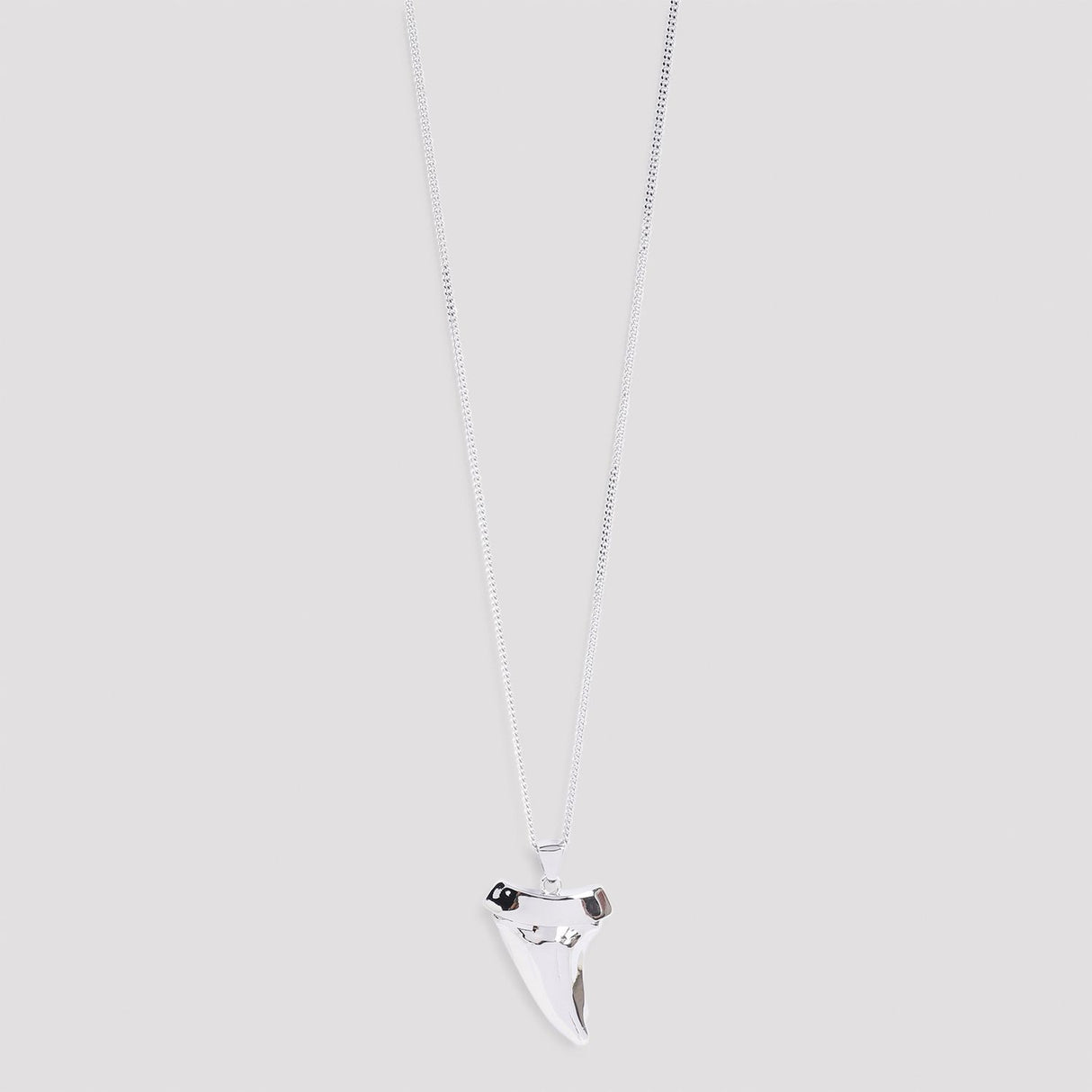 SAINT LAURENT Shark Tooth Pendant Necklace