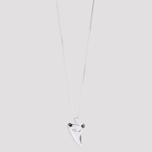 SAINT LAURENT Shark Tooth Pendant Necklace