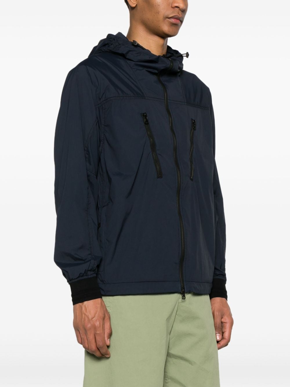Packable Blue Jacket for Men - Lightweight and Stylish for SS24