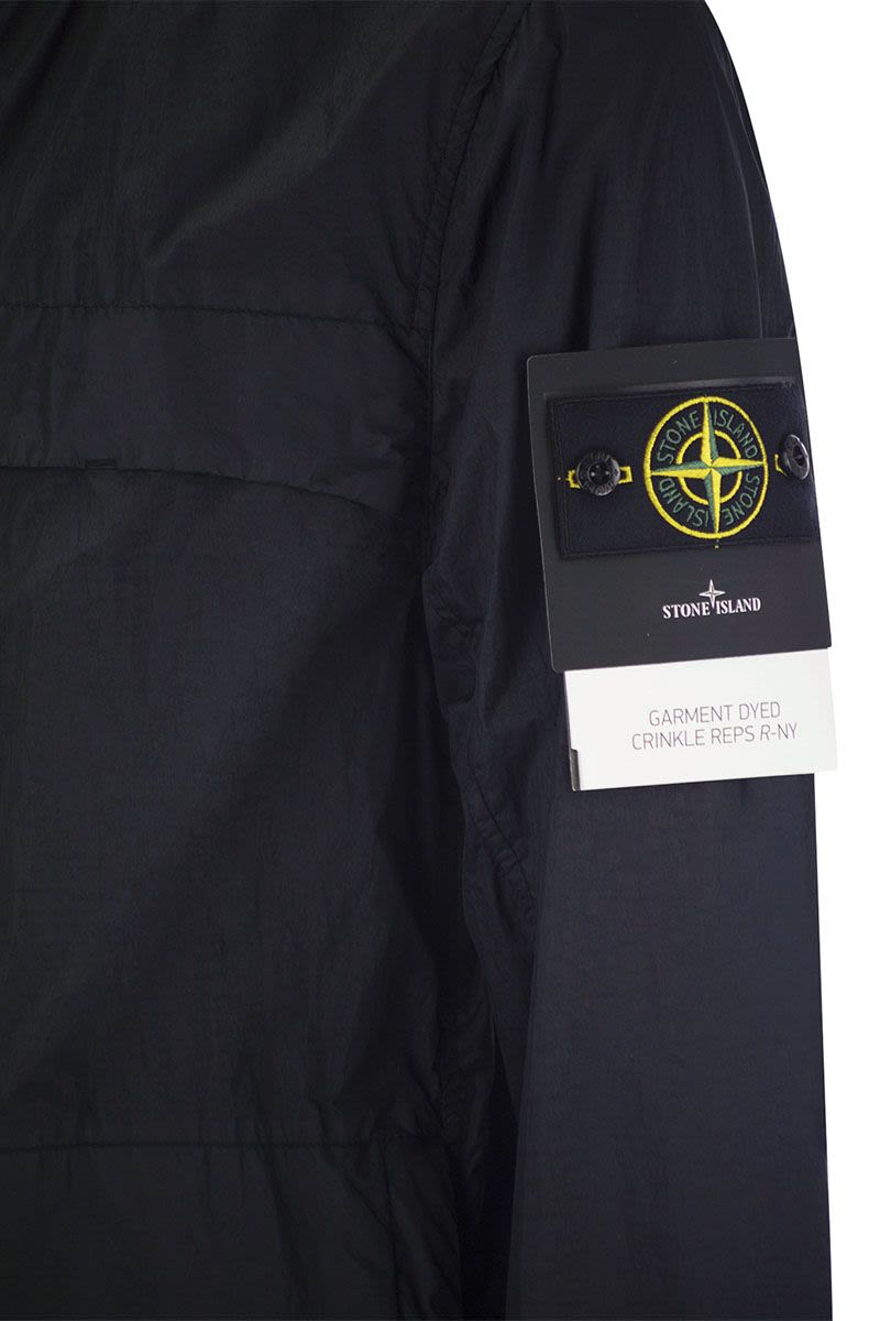 STONE ISLAND Men's SS24 Hooded Lightweight Jacket in Yellow and Orange