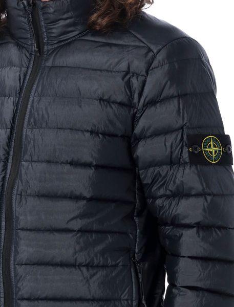 STONE ISLAND Sky Blue Cotton Men's Outerwear for SS24